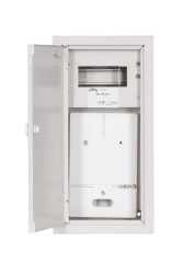 Szafka licznikowa natynkowa 1-licznikowa 1-fazowy 6 modułów IP31 wąska pod licznik elektroniczny RAL 9003 NRL 1F 6WE 4-331E