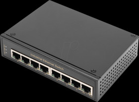 DN-651108 Switch, 8-port, Gigabit Ethernet, extended temperature range
