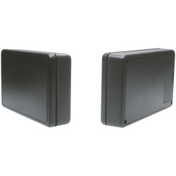 Strapubox 6006SW Universal Enclosure ABS Black 1 Piece