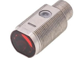 OE189420 Czujnik optyczny, odbiornik czujnika przelotowego, M18, 10-30V DC, PNP antivalent, wtyczka M12