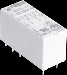 RM84-3012-35-1024 Monostable power relay, THT, 24 V DC, 8 A, 2 changeover contacts