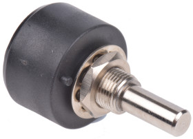 Potencjometr 100Ω typ Obrotowy RS PRO średnica wału 6,35 mm 1W długość wału 25mm średnica 25.4mm Montaż panelowy