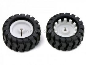 Koło robota 42x19mm; guma