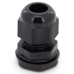 Dławik kablowy czarny, dławnica kablowa PG 11 IP68 5-10mm (PGS11CZ)