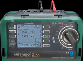 M550S METRISO XTRA insulation meter, low ohm and voltage