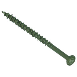 ForgeFix ForgeFast TORX&#xAE; Compatible Decking Screws CSK Green 4.5x75 T25 Tub 400