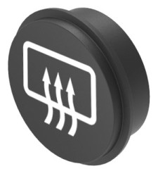 Nakładka do klawiatury, typ: Wkładka do klawiatury, symbol — rozmrażanie i rozmrażanie tylnego okna, do użytku z: