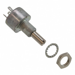 Potencjometr 1kΩ typ Obrotowy Vishay średnica wału 6 mm 3W długość wału 25mm średnica 19.7mm Montaż panelowy