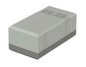 PS enclosure, (L x W x H) 125 x 67 x 50 mm, light gray/agate gray (RAL 7035), IP30, 32125012