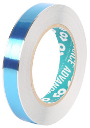 Taśma metalizowana szerokość 12mm Taśma aluminiowa grubość folii 0.04mm Advance Tapes wytrzymałość termiczna +155°C 4,5