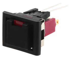 Nasadka przełącznika Chwilowy SPDT, montaż panelowy C & K