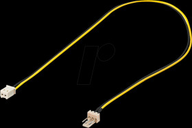 93628 Fan power cable, 3-pin to 2-pin