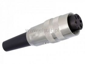 Złącze przemysłowe M16 żeńskie gwint wewnętrzny 5P