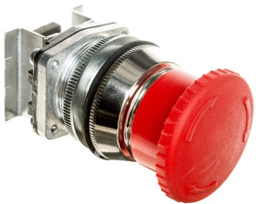 Napęd przycisku grzybkowego czerwony przez obrót W0-N-NEF30W-DR/P