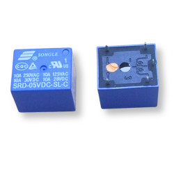Przekaźnik do druku Songle SRD-05VDC-SL-C 240V 10A sterowany 5V styk NC/NO