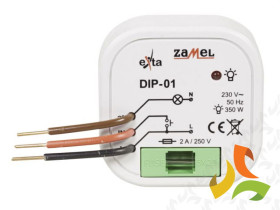 Ściemniacz 230V AC 15-350W TYP: DIP-01 ZAMEL