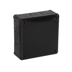 Puszka n/t IP55 118x118x46 czarna VP-51 051-05 ViPlast