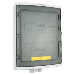 Rozdzielnica PV Fotowoltaiczna Rozłącznik AC 3F B20 25A 300mA T2 Doktorvolt DV-4623-FOT