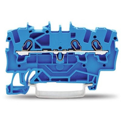 Kostka zaciskowa na szynie DIN WAGO poziomy: 1 22 → 14AWGWciskany zacisk Cage Clamp TOPJOB S