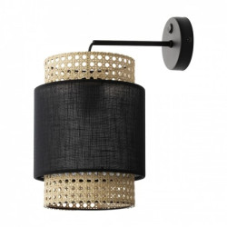 Lana 1P E27, kinkiet, max. 60W, czarny AD-LD-6236BE27T