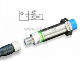 Czujnik indukcyjny 12mm prosty ( PNP, NO, NC; M12)