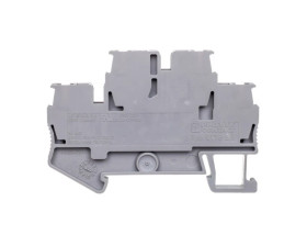 Złączka szynowa 2-piętrowa, 4 przewodowa 0,08-4mm2 szara STTB 2,5 3031270 kolor: szary