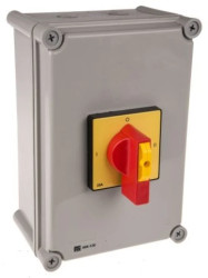 Przełącznik izolacyjny bez bezpiecznika 4-biegunowy NO/NC 25 A 11 kW 3-fazowy IP65