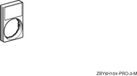 Ramka do mocowania etykiet 30 x 50 mm - z etykietą 18 x 27 mm nie ozn. ZBY6H102