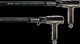 ECOCORD 0,15 RR-PANCAKE CORDIAL 6.3-mm mono angled jack, mono angled jack, 0.15 m