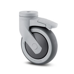 Koło samonastawne średnica kabla 100mm Tente 100kg wysokość całkowita 137mm