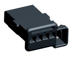 Złącze samochodowe 4-pinowe TE Connectivity -rzędowe Żeński MQS Wciskane Obudowa złącza samochodowego