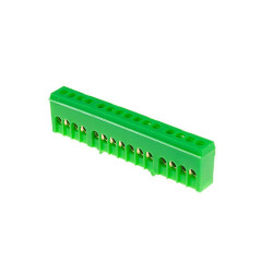 Listwa zaciskowa LZG-15p zielona na szynę TH DIN elektryczna