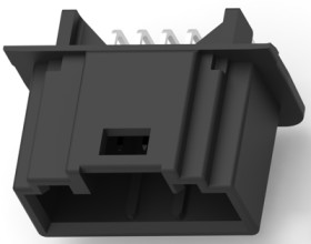 Plug, 6 pole, angled, 1 row, black, 1394090-1