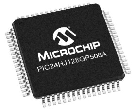 Mikrokontroler Microchip PIC24H TQFP 64-pinowy Montaż powierzchniowy PIC