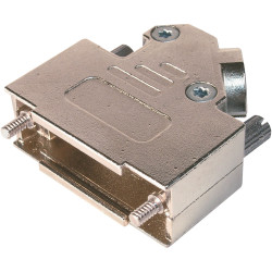 Assmann WSW AMET-37 RS-45 D-sub Cover Metallized 37 Way 45&#xB0; Long Screws