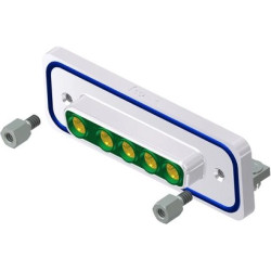 D-Sub socket, 5 pole, 5W5, equipped, angled, solder pin, 15-001453