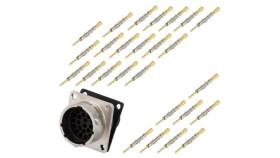 Rt0w01626pnh-K Złącze Okrągłe Gniazdo Kołnierz (4 Otwory),Na Panel 26Pin