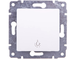 VENA Przycisk /światło/ biały 510413