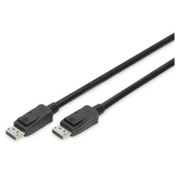Digitus AK-340106-020-S DisplayPort Cable Black 2.00 m Gold Plated 8K UHD