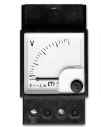 Woltomierz analogowy na szynę TH 250V /pomiar pośredni/ klasa 1,5 45x45mm FQ 0507 004802160