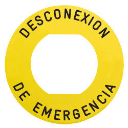 ETIQUETTE DESCONEXION DE