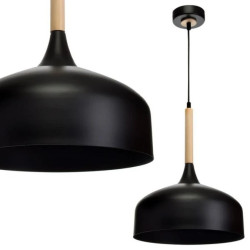 Lampa wisząca TAYLOR BLACK 1xE27 60W MLP6218 Milagro