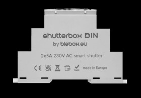 Blebox shutterBox DIN - Sterownik WiFi do rolet na szynę DIN