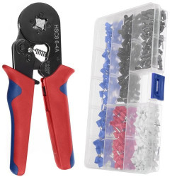 500 pcs 0.14-10 mm2 Cable Connector Sleeve Set with Crimping Tool