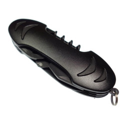 Narzędzie Mutlitool 10 czarny (czarny) scyzoryk nóż LAMPA