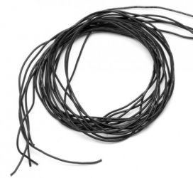 PRZEWOD SILIKONOWY 0,14MM2 CZARNY ELAST.