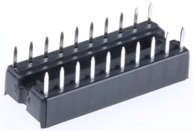 Podstawka DIL 2.54mm Pitch 7.62mm Row Spacing 20-pinowe, Przewlekany Formowany Pin, 10A Winslow