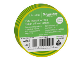 Taśma izolacyjna 19mm 20m żółto-zielona 2420105 SCHNEIDER ELECTRIC