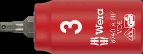 05005900001 VDE Zyklop bit socket, 1/4" drive, holding function 3.0x45.0