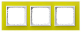 Sonata Ramka potrójna limonka szkło R-3RGC/60/00